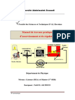 TP EEA SER Asservissement Régulation