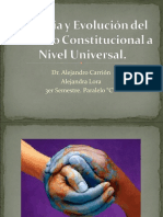 Historia y Evolucion Del Derecho Constitucional A Nivel Universal