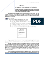 Chapter V Data Collection and Utilization