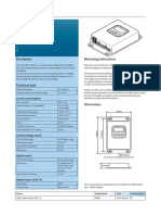 GP Controller Data Sheet: Description Mounting Instructions