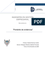 Mercadotecnia - Portafolio de Evidencias