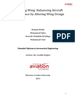 Morphing Wing: Enhancing Aircraft Performance by Altering Wing Design