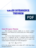 2.7 - Gauss Divergence Theorem