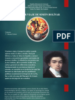 Simón Bolívar Primer Viaje