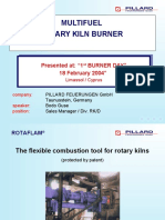 Multifuel Rotary Kiln Burner: Presented At: "1 Burner Day" 18 February 2004"