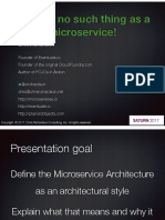 There Is No Such Thing As A Microservice!: Chris Richardson