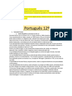 Português 12º Resumo