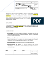 PRC-SST-023 Procedimiento Seguro de Trabajo de Riesgo Eléctrico