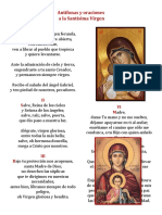 Antífonas y Oraciones A La Virgen