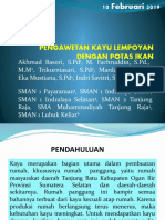 Pengawetan Kayu Lempoyan Dengan Potas Ikan