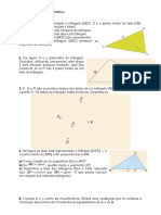 Exercícios Sobre Lugares Geométricos e Circunferência 9º