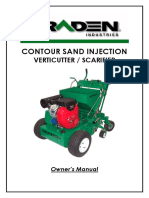 Graden Contour With Sand Injection Verticutter Scarifier