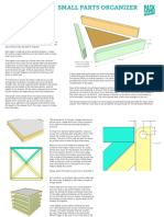 Small Parts Organizer Plans