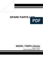 Spare Parts List: MODEL 7300Pro-Series