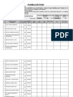 3° PLANILLA DE PAGO - Abonamiento