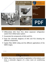 Basic Components of Ahu and Fcu, Fan and Duct Systems