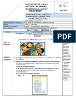 PROYECTO 2 AGENDA 4 SEMANA 18 Lunes 28 de Sept.