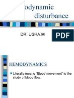 Hemodynamic Disturbance: Dr. Usha.M