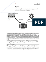 Introduction To Signals: Operating System Lab