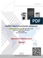 Pressurisation, Flexfiller 225D, Operation & Maintenance - Pressurisation