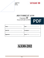 RECURRENT A330 QUESTIONS C JANUARY To JUNE 2021 PILOTES