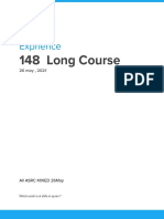 Exprience: 148 Long Course