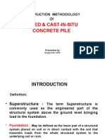 Construction of Cast-Insitu Bored Pile