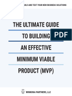 The Ultimate Guide To Building An Effective Minimum Viable Product (MVP)