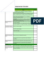 Complete System Administrator Checklist