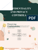 Confidentiality and Privacy Controls Ais CH 9