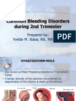 Lesson#3 - Bleeding Disorders-Hmole & Incompetent Cervix