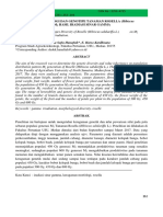 Sabdariffa L.) GENERASI M: Keragaman Morfologi Dan Genotipe Tanaman Rosella (Hibiscus Hasil Iradiasi Sinar Gamma