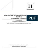 Q3 - IWRBS MODULE 5 & 6 - Influences of Religion To Culture and Society