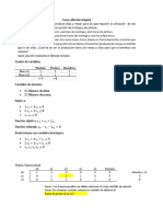 Ejemplo Método Simplex, Programación Lineal