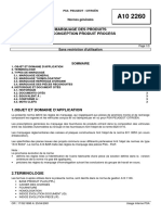 A10 2260 (Rev. A 2001.04) FR - MARQUAGE DES PRODUITS DE CONCEPTION PRODUIT PROCESS