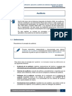 Auditoría: 1.1 Definiciones