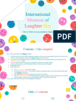 International Moment of Laughter Day by Slidesgo