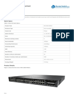 WS-C3650-48TQ-S Datasheet: Quick Specs