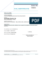 Type Approval Certificate: Schneider Electric SA