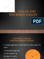 Central and Inscribed Angles