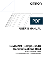 User'S Manual: Model 3G3Fv-Pdrt1-Sinv1