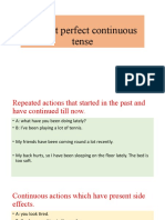 Present Perfect Continuous Tense