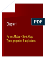 Ferrous Alloys Properties and Application