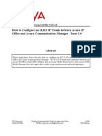 How To Configure An H.323 IP Trunk Between Avaya IP Office and Avaya Communication Manager - Issue 1.0