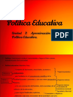 Política Educativa