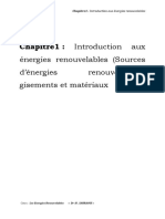 Chapitre1 Introduction Aux Energies Renouvelables