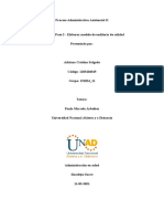 Tarea 2 Proceso Administrativo Asistencial 2 Adriana Salgado