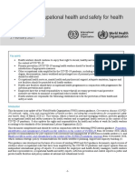 COVID-19: Occupational Health and Safety For Health Workers: Interim Guidance 2 February 2021