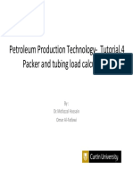 Petroleum Production Technology Tutorial.4 Packer and Tubing Load Calculation