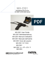 Metcal MX DS1 User Guide